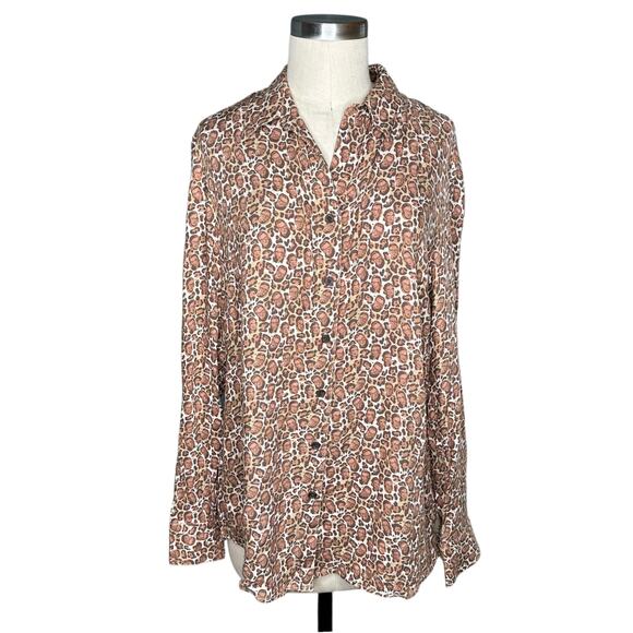 BETABRAND Ruth Bader Ginsburg Girlfriend Shirt Long Sleeve Button Down Top Large - Picture 1 of 8